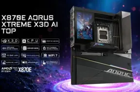 Gigabyte X870E AORUS XTREME X3D AI TOP: visjaudīgākā AM5 mātesplate spēlēm ar MI un ekrānu