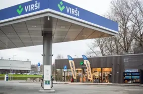 Kuldīgā durvis vēris "Viršu" jaunākais pilna servisa degvielas uzpildes projekts
