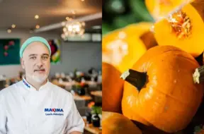 Lauris Aleksejevs piedāvā svētku desertu: Rupjmaize, ķirbis un dzērvenes Latvijas garšu goda vietā