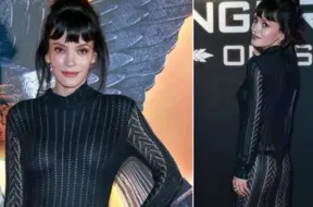 Lilijas Allenas caurspīdīgā kleita: modes "atriebība" pēc šķiršanās