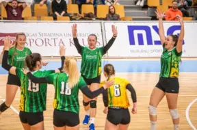 Mārupes volejbolistes viesos uzvar četros setos un nostiprina līderpozīcijas Latvijas čempionātā