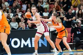 Matīss Rožlapa: "Meitenes pelnījušas uzslavas – visas labi ienāca spēlē"