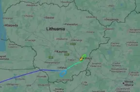 Militārā lidmašīna virs Viļņas: iedzīvotāju satraukums un bruņoto spēku skaidrojumi