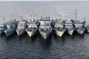 Rīgā piestājuši NATO pretmīnu kuģi: apliecinājums Baltijas jūras drošībai