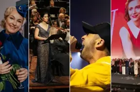 TTT leģendas un „Lielā dzintara” jubileja: Kultūras notikumiem bagātā nedēļa fotogrāfijās