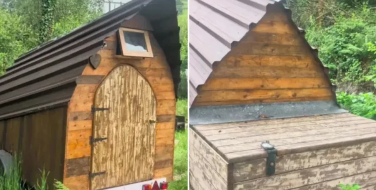 Aizmirsti par īri un rēķiniem: Brits no cūku kūts uzbūvē neticamu māju uz riteņiem par niecīgiem 200 GBP!