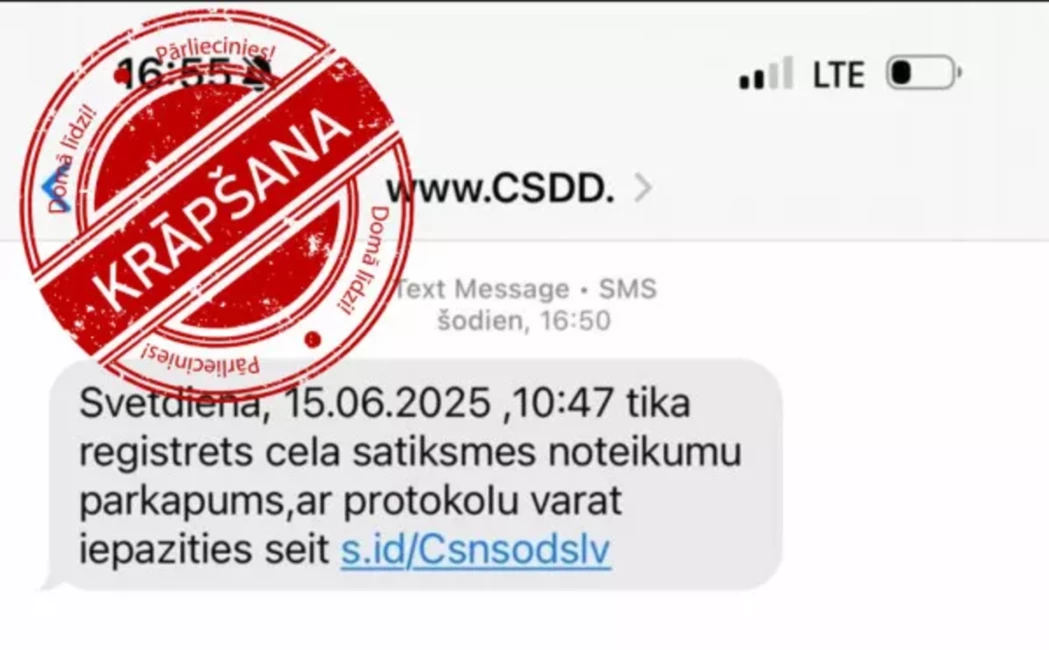 CSDD Vārdā Izkrāpti Simtiem Tūkstošu Eiro: Brīdinājums par Viltus SMS un Kā Pasargāt Sevi