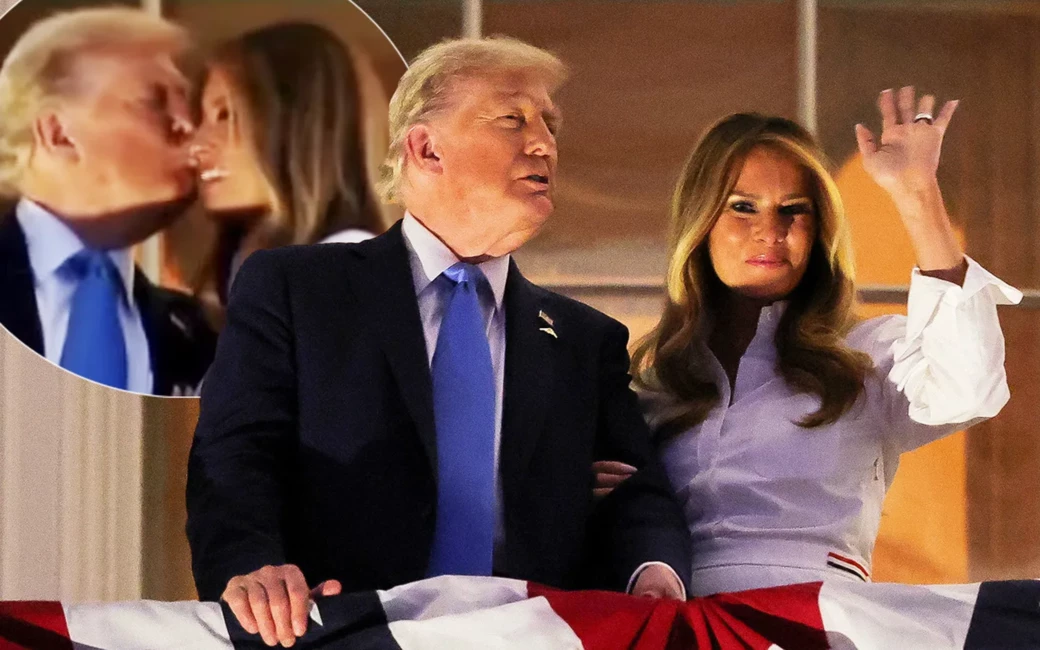 Donalda un Melānijas Trampu publiskais skūpsts 4. jūlijā: vai attiecībās jauns pavērsiens?
