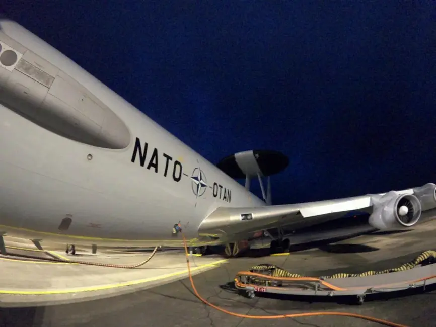 LTV kameras pievienojas NATO "Acīm debesīs": Reportāža no AWACS izlūkošanas misijas Eiropā