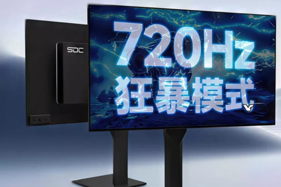 SDC Flash-Speed 540-Meta: Pasaulē ātrākais 720 Hz OLED spēļu monitors?